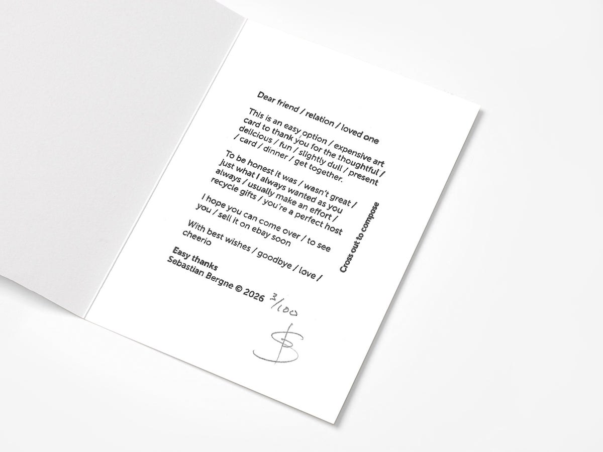 Easy greetings cards