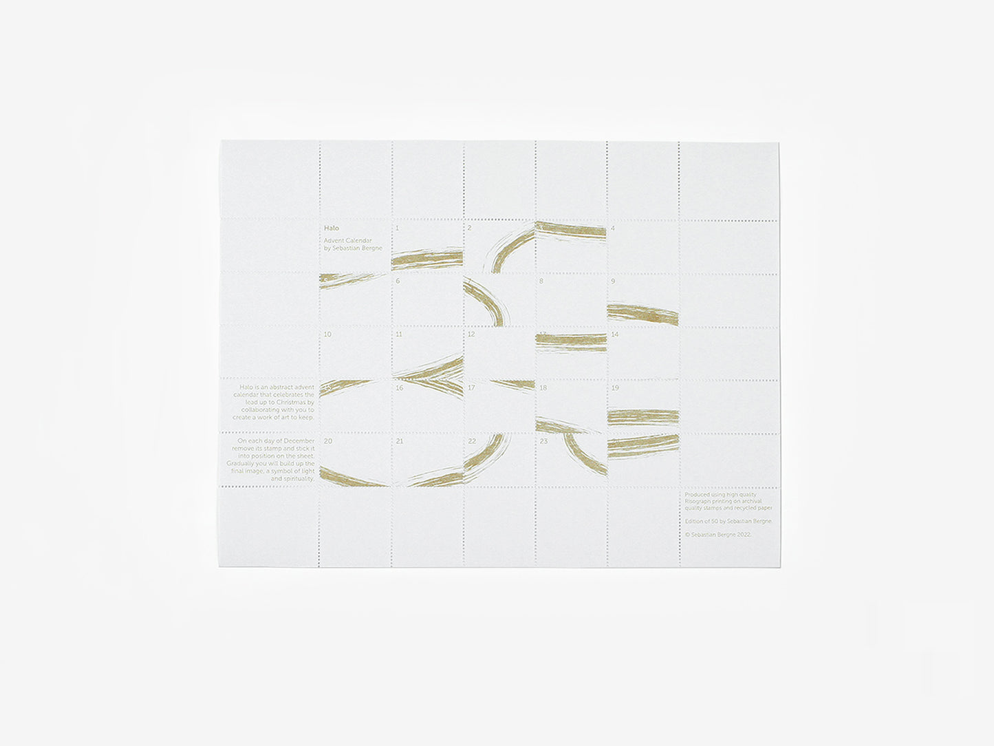 Halo advent calendar