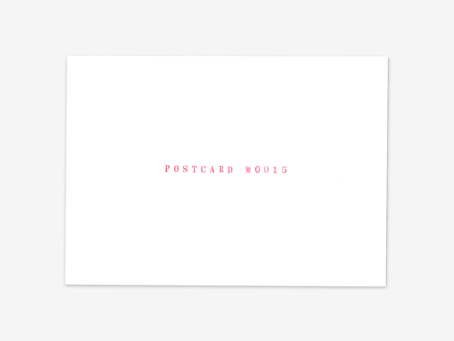 Post Card Editions
